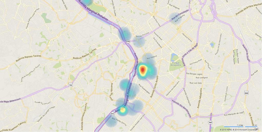 Mapa de Calor 0,00 8,25K 16,5K 24,8K 33,0K Transações O mapa de calor mostra em quais regiões ocorreram os maiores transações por ABL durante o terceiro trimestre do ano.