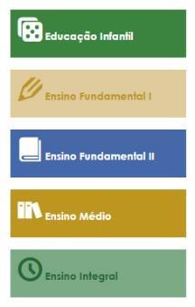 ÁREA 2 INFORMAÇÕES GERAIS Para acessar as informações gerais, clique em um dos banners mostrados a seguir conforme o nível de ensino do aluno Clicar em um dos banners correspondente ao nível de