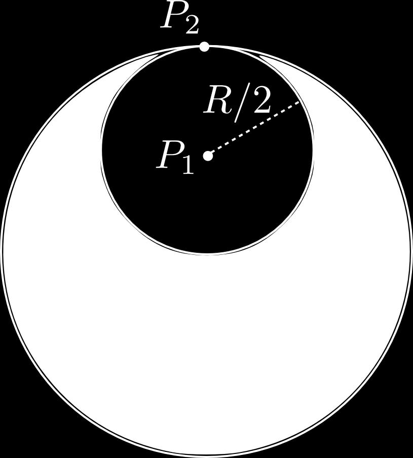Por que não podemos utilizar a lei de Ampère para obter este resultado? 13. (D) Um fio condutor retilíneo e infinito tem uma seção transversal com a forma mostrada na figura abaixo.