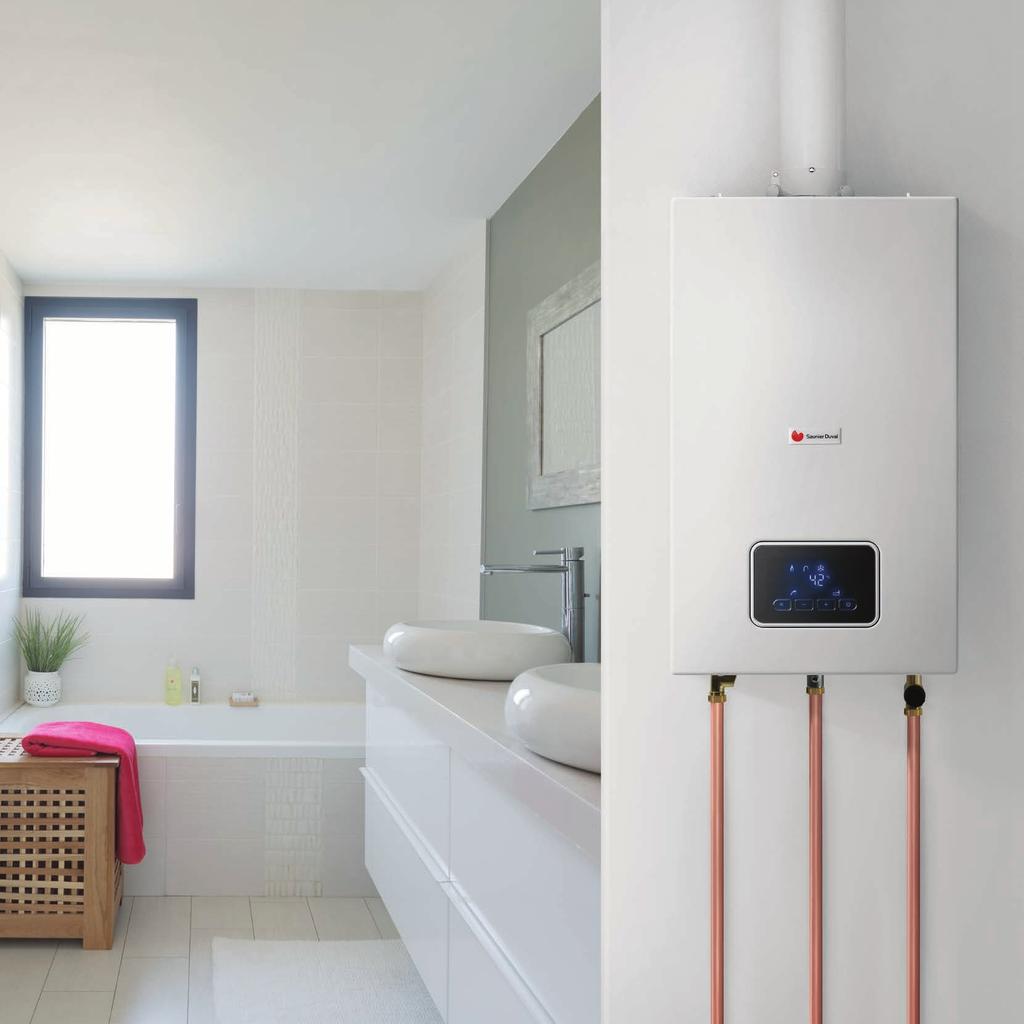 Esquentador de água a gás Desfrute já do máximo conforto em água quente: