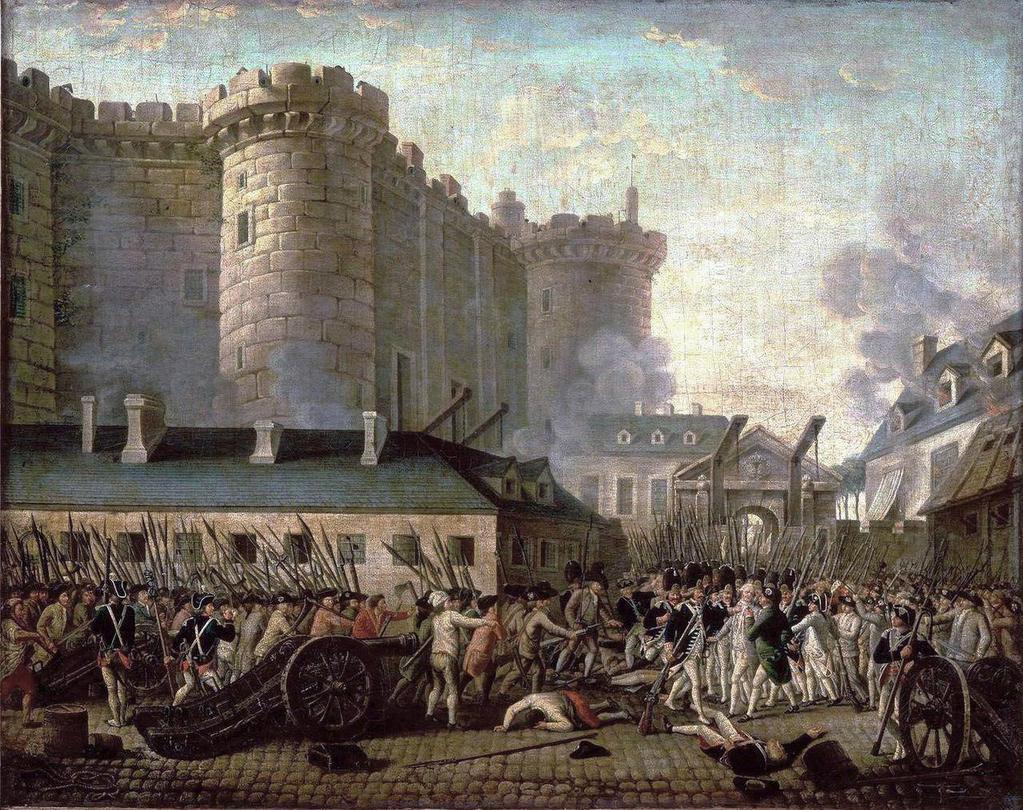 A Tomada da Bastilha simbolizou o início da mais famosa