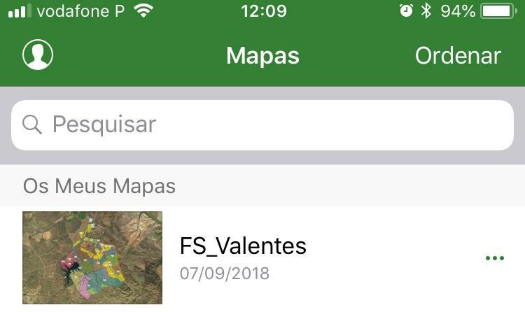 Arcgis Explorer Após o Login na conta, abre-se um menu de mapas onde se