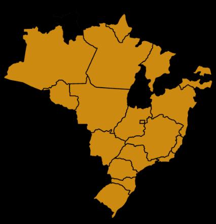 C O B E R T U R A BRASIL 19 Estados no Brasil. 346 Municípios. ESTADO POPULAÇÃO São Paulo 44.568.766º Minas Gerais 1.508.357º Rio de Janeiro 4.389.817*º Espírito Santo 1.019.304*º Mato Grosso 935.