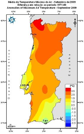 3ºC em Monção; os valores médios mensais da temperatura mínima variaram entre 10.2 C em Montalegre e 18.