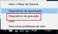 6 Problemas Comuns 6.1 - Problemas com áudio.