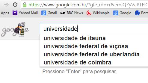 em um formulário Web assim que o usuário informar o CEP; Outros exemplos: Sugestões de buscas no Google Ao buscar um modelo de