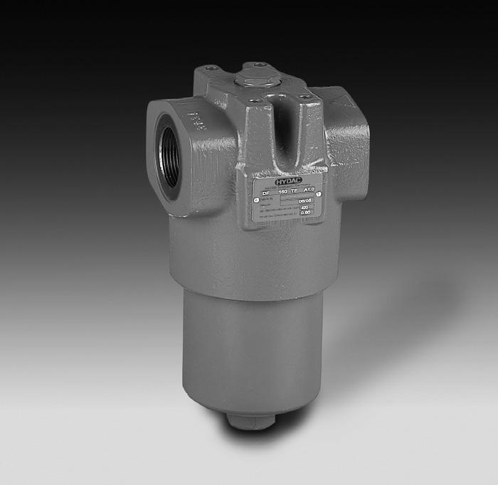 Equipamento de série: Furação para um indicador de sujeira no cabeçote do filtro sem válvula bypass Parafuso de dreno de óleo com alívio de pressão (a partir de DF/DFF/DFFX 330) Recipiente de filtro