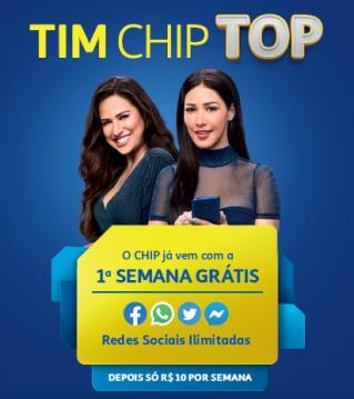 Dados Pré-pago (mi) Nova oferta: TIM Chip Top (Chip + R$ 10 / duas semanas) Novo TIM Ads: Dados promocionais para clientes do