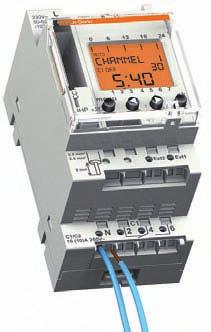 b Modo de controlo (automático, permanente, forçado, férias ou aleatório para a versão + ). b Funcionamento com rede ou em bateria.