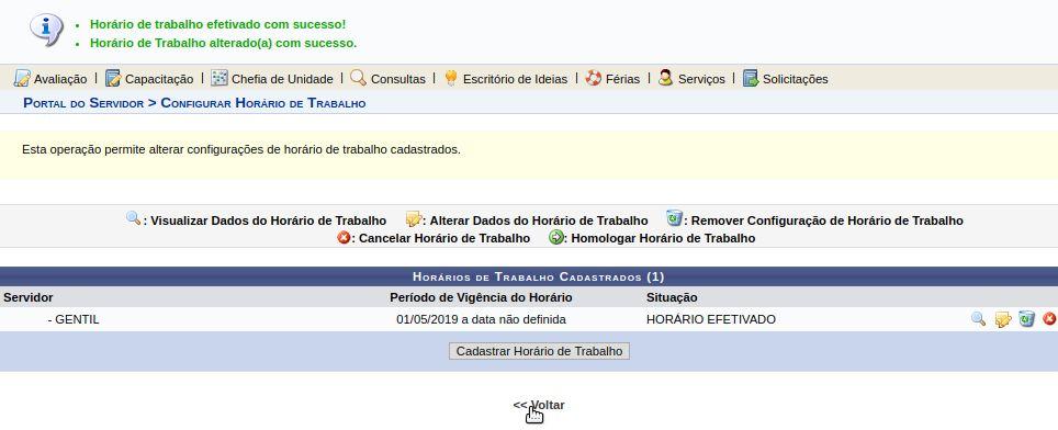 Cadastro de escalas O SIGRH possui a possibilidade de cadastrar vários tipos de escalas.