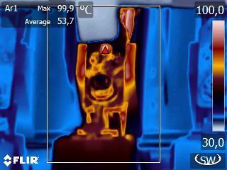 Experimento 2 - Morfologia dos Alvos As temperaturas medidas a curta distancia