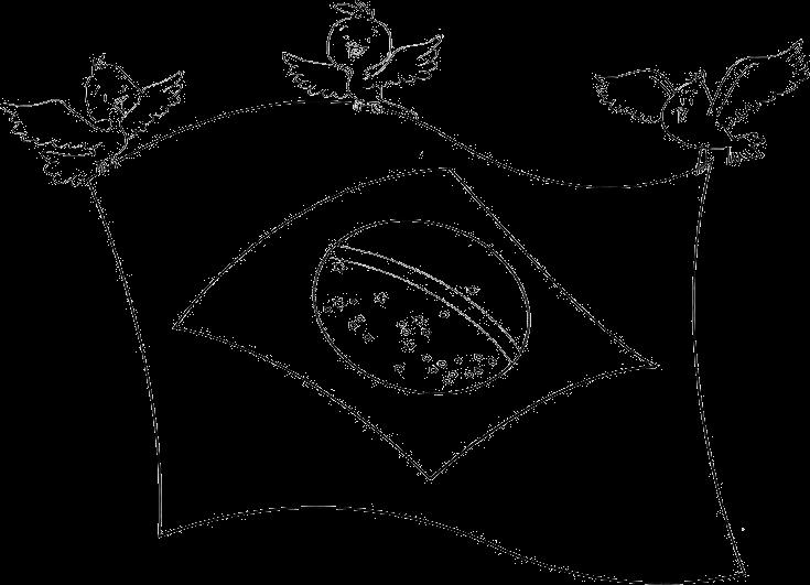 Página59 b) Qual cor representa nossas matas, campos e florestas? c) O que representam as estrelas da Bandeira do Brasil? d) O que representa a estrela sozinha? e) O que significa "ordem e progresso'?