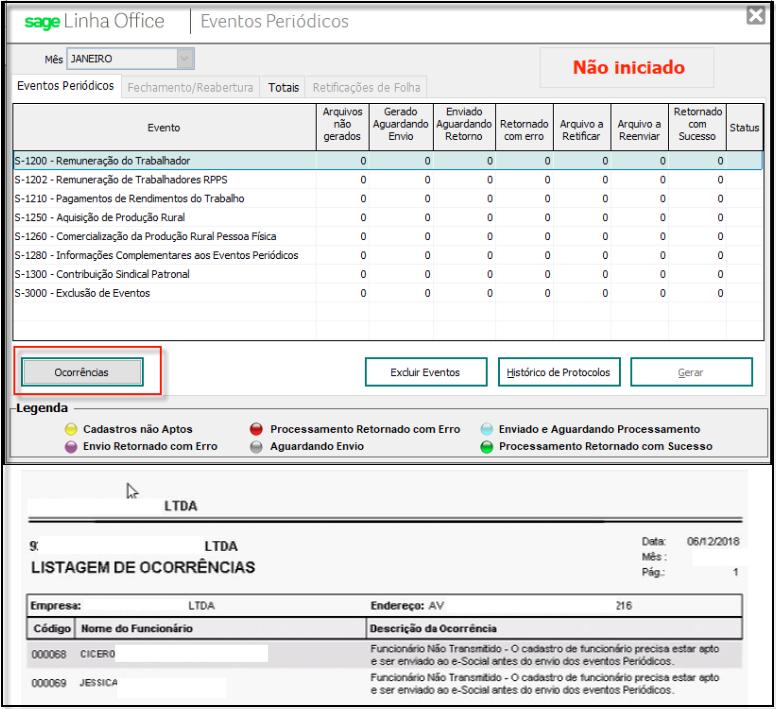 Ao obter Retorno Status Verde, transmitido e retornado com sucesso, acesse novamente Aba Totais e verifique a atualização das correções, validando a conferência.