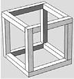 O artista holandês Escher (1898-1972) explorou essa dificuldade criando várias figuras planas