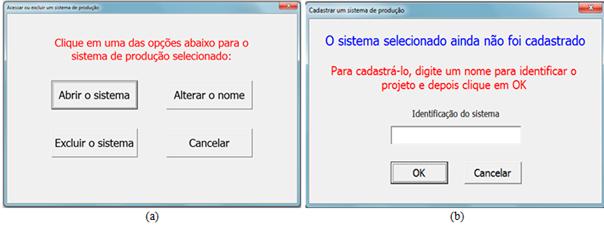 Essa tela apresenta três ícones: Desenvolvimento, que traz detalhes sobre a equipe e a instituição responsável pelo desenvolvimento do sistema; Apresentação, onde são apresentados os objetivos e as