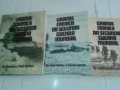 Títulos PREÇÁRIO Livros Valor Grande crónica da segunda guerra mundial Vol. I,II,III Coleção completa.