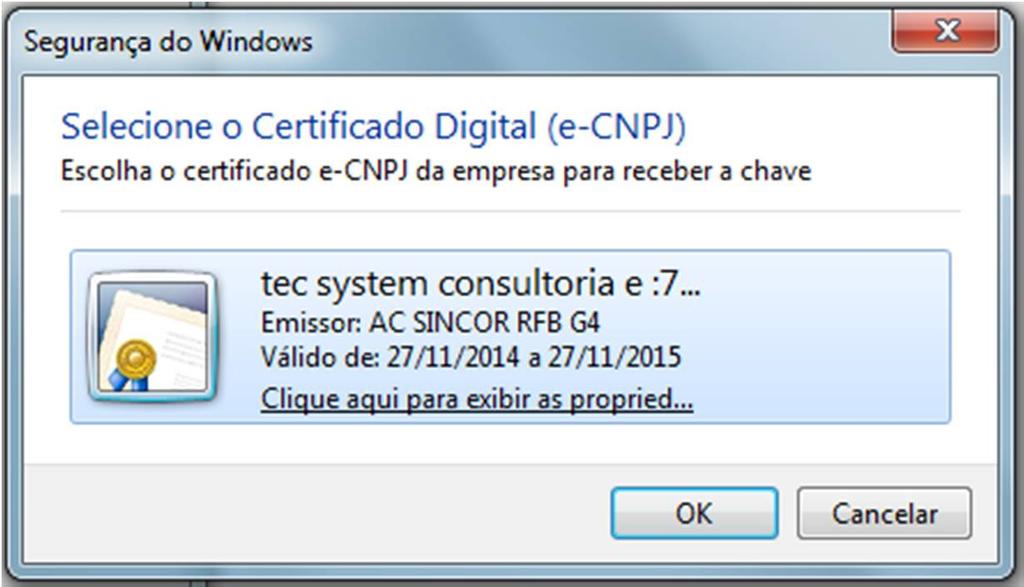 Abrirá nova janela, solicitando o arquivo a ser transmitido ao Sitio da Prefeitura Municipal.