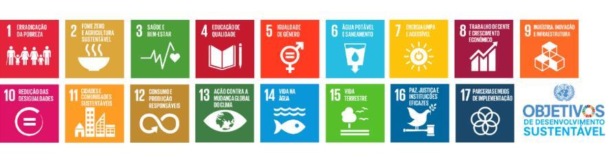 Agenda 2030 17 Objetivos de Desenvolvimento Sustentável Desde 2011 somos signatários do Pacto Global e portanto assumimos a responsabilidade de contribuir para o alcance dos
