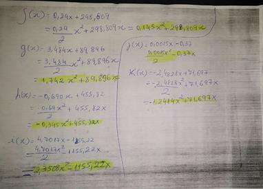 h(x)dx g(x)dx 159,47 f(x)dx = 78417,73ua, ou seja, uma aproximação de valores comparados com