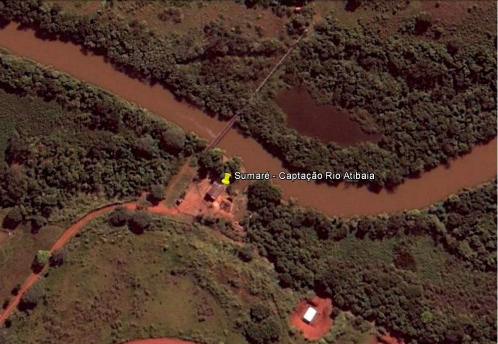 3.1.5 Captação Superficial RIO ATIBAIA 18 Figura 6 - Imagem de satélite da Captação no Rio Atibaia Agência Reguladora dos Serviços de Saneamento das Bacias