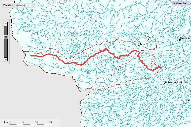 55 Figura 4-9 Área de drenagem do riacho Umbuzeiro. Fonte: Adaptado do SIRH/Ce (2014).
