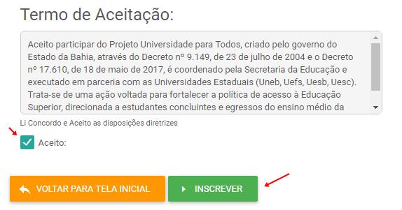 8 A tela demonstrada acima você deverá informar seus