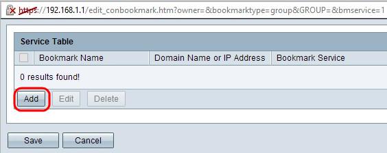 O clique configura o endereço da Internet para marcar um endereço da Internet os serviços que você quer