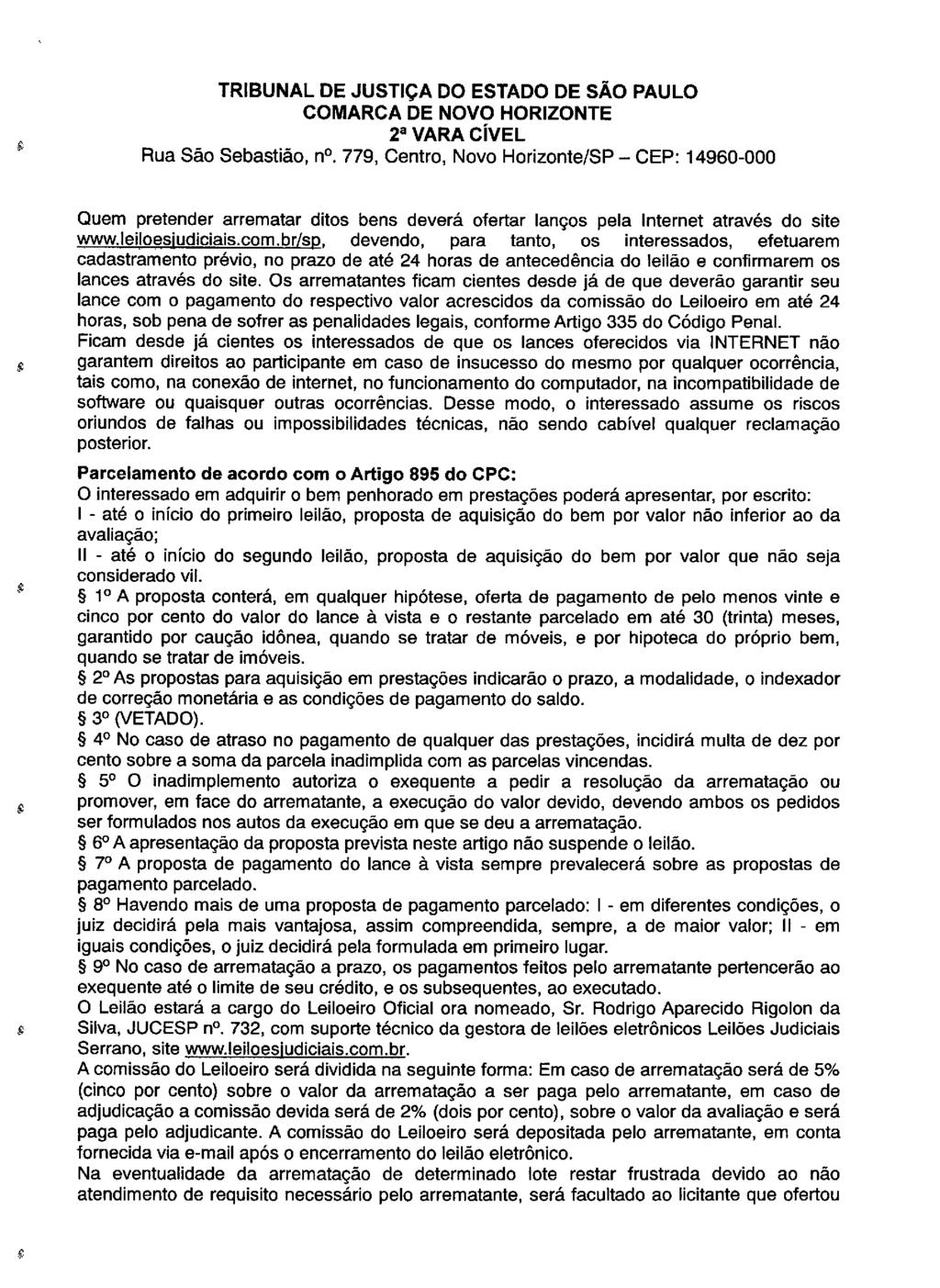 fls. 82 Este documento é cópia do original, assinado digitalmente por LUZIA REGIS DE OLIVEIRA DUARTE, liberado nos autos em 30/04/2019 às 14:47.