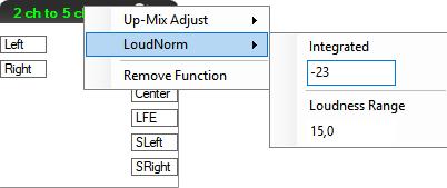 Esta configuração será aplicada a todos os presets em que o ajuste de Loudness esteja selecionado.