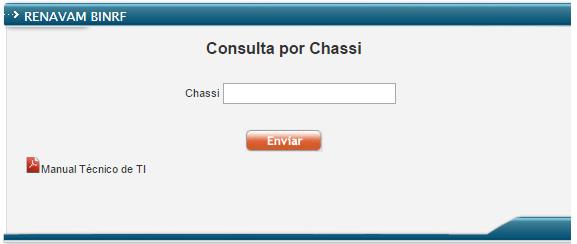 2.1.2.2 Consulta por Chassi 2.1.3 Exemplos 2.1.3.1 Exemplo de consultas realizadas com sucesso 2.