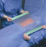 Tratamento de Feridas Cirúrgicas Opsite Post Op Curativo pós operatório composto por filme transparente impermeável porém com alta permeabilidade a vapores úmidos (3000g/m 2 /24h), e coxim absorvente