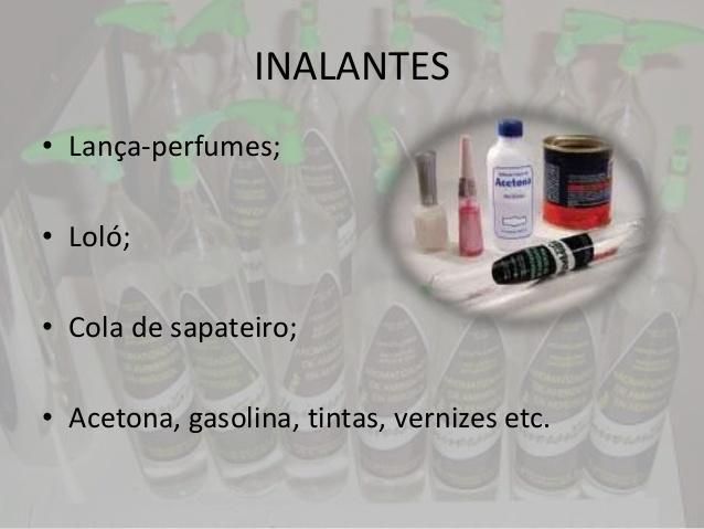 (cocaína, etc); Deprimentes (álcool,