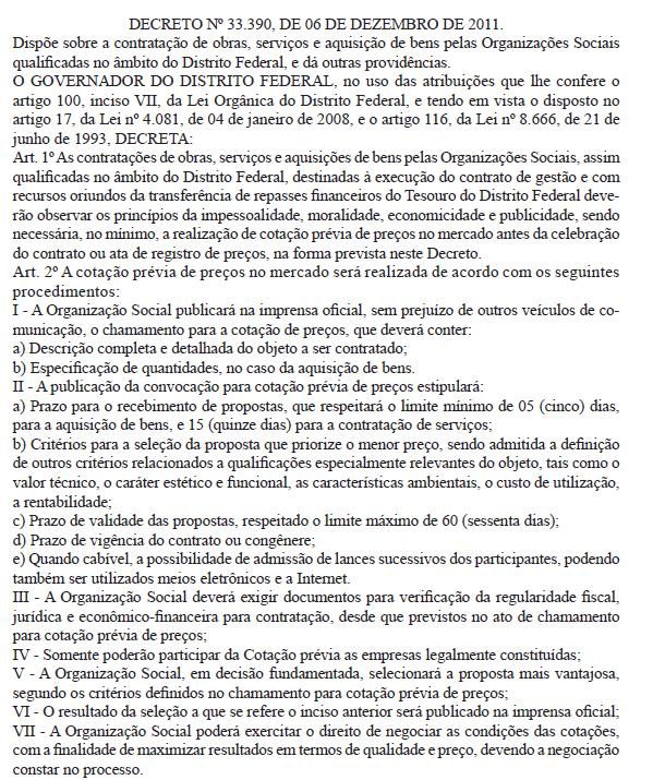 Anexo A - Decreto N.º 33.