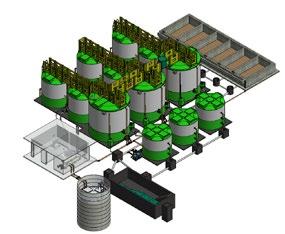 Nossas Soluções TRATAMENTO DE EFLUENTES BIOFIBER SMART Reator anaeróbio + Filtro biológico aerado + Decantador secundário + Tanque de contato A nova linha BIOFIBER SMART foi desenvolvida para