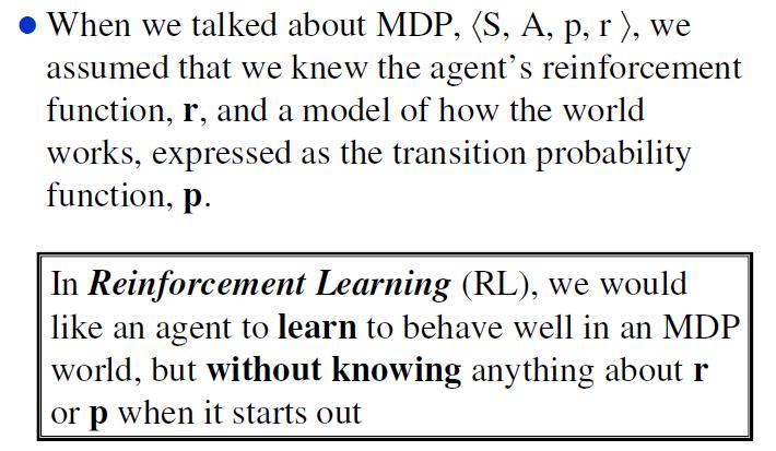 Markov Decision Process and