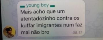 Na ocasião, questionou aos demais membros quem tinha conhecimento no manuseio de materiais químicos, afirmando saber um pouco sobre o assunto.