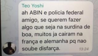 Indubitável, dessa forma, a adesão psicológica aos ideais extremistas da organização terrorista, por HORTÊNCIO.