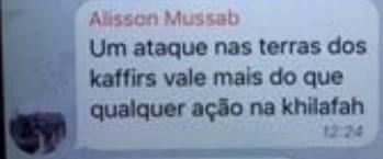 KADRE DE MELO (ABU KHALLED) também faziam parte do grupo. Neste espaço, ALISSON assim manifestou-se (p.