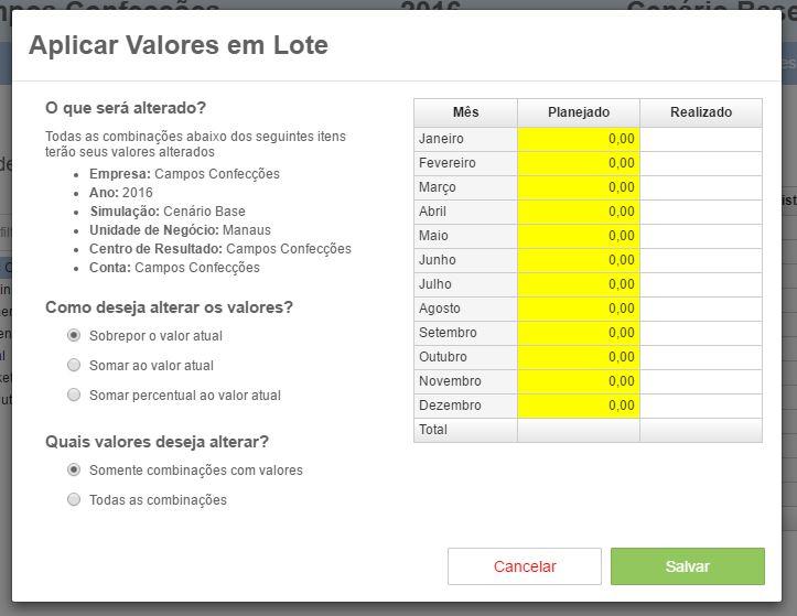 #08 Aplicar um Benefício padrão para Cargos já cadastrados Na tela de Gastos com Pessoal é possível aplicar para certos Cargos ou Funcionários um Benefício.