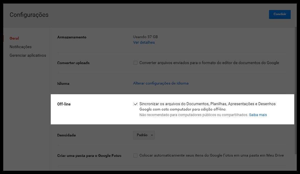 SALVAMENTO AUTOMÁTICO DE DOCUMENTOS À medida que as edições são feitas, elas vão sendo automaticamente registradas e sincronizadas no Google Drive.