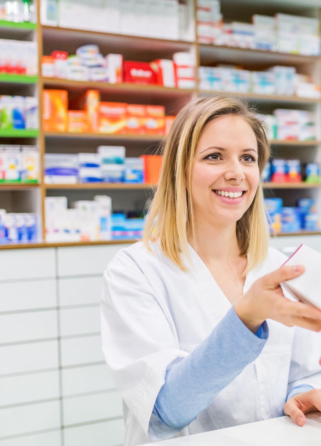 Ganhos para farmácias e farmacêuticos Segurança na dispensação. Minimiza erros.