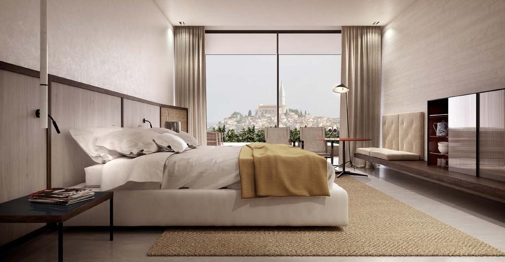 Maistra s new fivestar hotel will arise on one of the most desirable locations in the Mediterranean, only 50 metres from the sea, with a view of the centuries-old town centre and the verdant Katarina