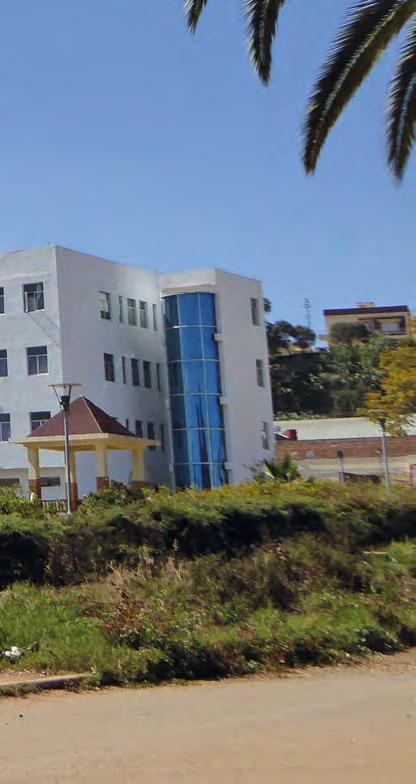 TELEMEDIZIN COMPLEX Das Orotta National Referral Hospital in Asmara. form SATMED begonnen, die Infrastruktur für ehealth und Telemedizin aufzubauen.