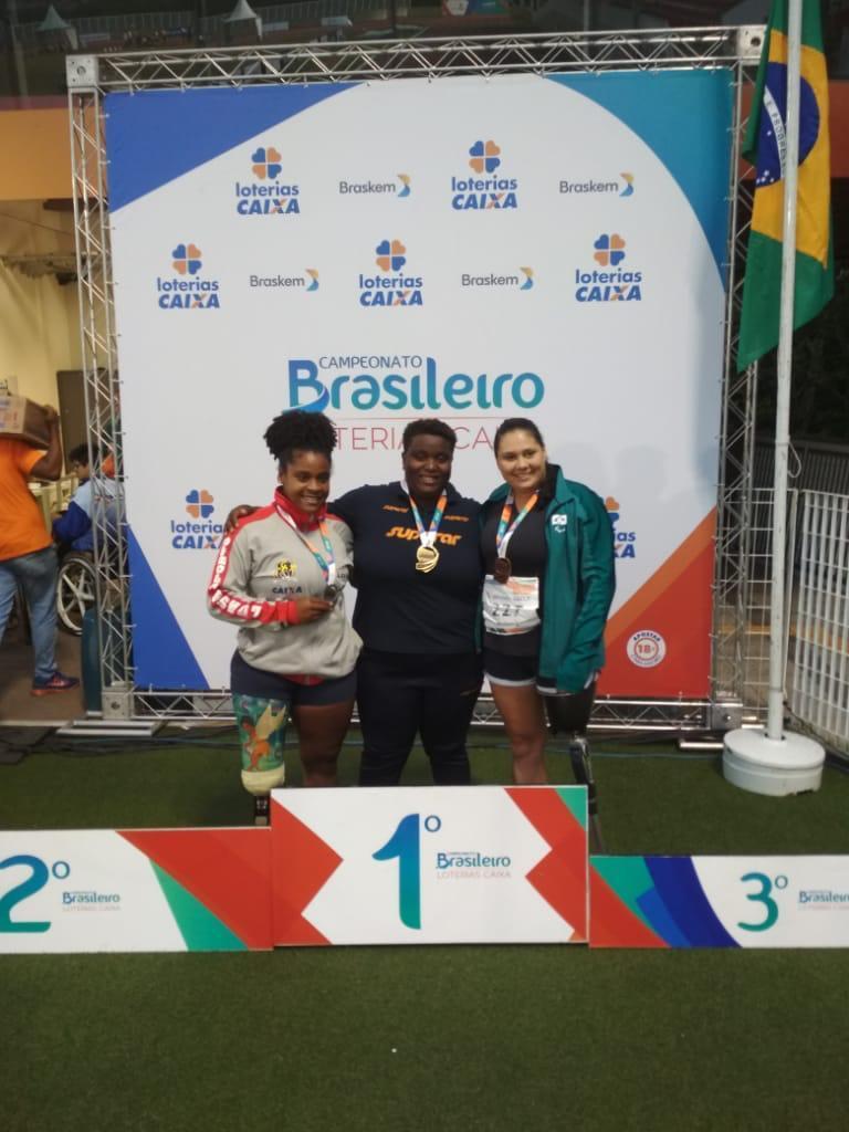 Setembro/2018 Na Terceira etapa do Circuito Nacional Paralímpico Brasileiro Loterias Caixa, em Setembro de 2018, a atleta Tuany Barbosa conquistou o primeiro lugar