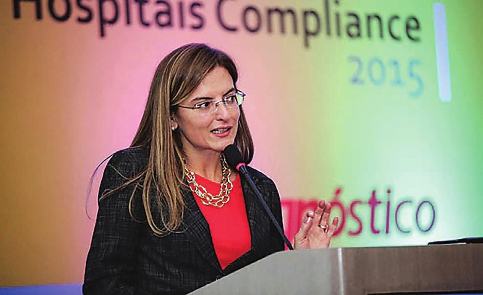 Movimentos Anticorrupção Estímulo ao compliance no meio hospitalar Foto: Divulgação Heloisa Ribeiro, diretora executiva do ETCO: palestra sobre ética como vantagem competitiva Por lidar com a saúde