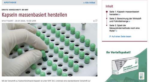 online Pharmazeutische Zeitung online apotheke adhoc 4.193.514 pro Monat 2.268.