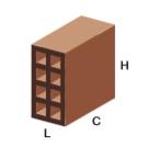 21 Os tijolos de barro dividem-se em comum, laminado, furado, e o refratário, a matéria prima utilizada é a argila e um pouco de terra arenosa com água, até formar uma pasta, que é modelada e forma