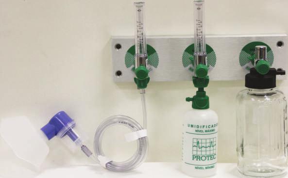 Fluxômetros Régua de 3 pontos para oxigênio Válvula reguladora de pressão com uma saída Extensão