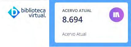 conhecimento. O acesso à Biblioteca Virtual pode ser por meio de tablets e smartphones (APP), e ainda por meio do desktop. O endereço do site é: <https://plataforma.