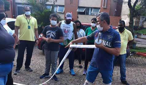 Jornal Solidariedade - maio 2021 10 lar dos idosos brigada de incêndio Lar dos Idosos São José realiza treinamento para brigada de incêndio Com objetivo de preparar os funcionários para atuarem em